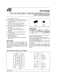 Datasheet 74LVC244ATTR manufacturer STMicroelectronics