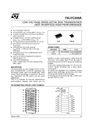 Datasheet 74LVC245A manufacturer STMicroelectronics