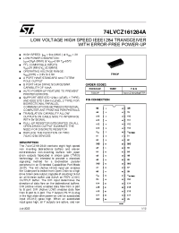 Datasheet 74LVCZ161284A manufacturer STMicroelectronics