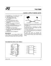 Datasheet 74LVQ00 manufacturer STMicroelectronics