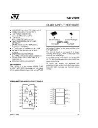 Datasheet 74LVQ02 manufacturer STMicroelectronics