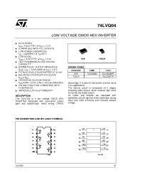 Datasheet 74LVQ04MTR manufacturer STMicroelectronics