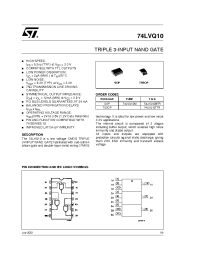 Datasheet 74LVQ10M manufacturer STMicroelectronics
