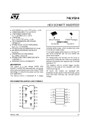 Datasheet 74LVQ14M manufacturer STMicroelectronics