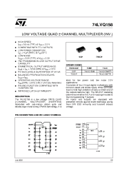 Datasheet 74LVQ158 производства STMicroelectronics