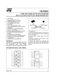 Datasheet 74LVQ241T manufacturer STMicroelectronics