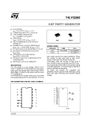 Datasheet 74LVQ280 manufacturer STMicroelectronics