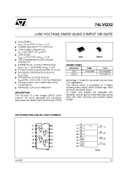 Datasheet 74LVQ32TTR manufacturer STMicroelectronics