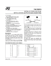 Datasheet 74LVQ574M manufacturer STMicroelectronics