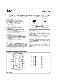 Datasheet 74LVQ74 manufacturer STMicroelectronics