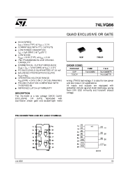 Datasheet 74LVQ86MTR manufacturer STMicroelectronics