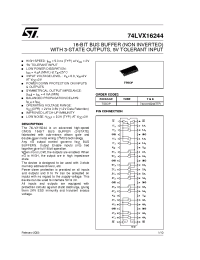 Datasheet 74LVX16244 manufacturer STMicroelectronics