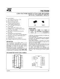 Datasheet 74LVX238TTR manufacturer STMicroelectronics
