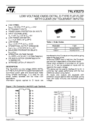 Datasheet 74LVX273MTR manufacturer STMicroelectronics