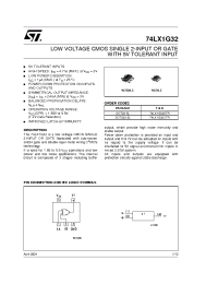 Datasheet 74LX1G32 manufacturer STMicroelectronics