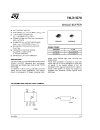 Datasheet 74LX1G70STR manufacturer STMicroelectronics