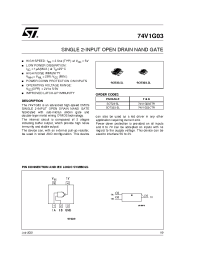 Datasheet 74V1G03CTR manufacturer STMicroelectronics