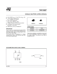 Datasheet 74V1G07CTR manufacturer STMicroelectronics