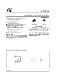 Datasheet 74V1G126 manufacturer STMicroelectronics