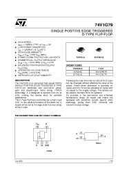 Datasheet 74V1G79 manufacturer STMicroelectronics