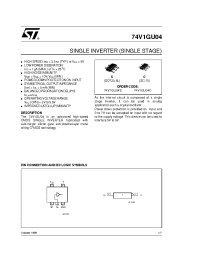 Datasheet 74V1GU04 manufacturer STMicroelectronics