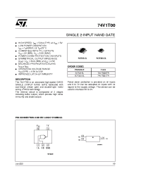 Datasheet 74V1T00CTR производства STMicroelectronics