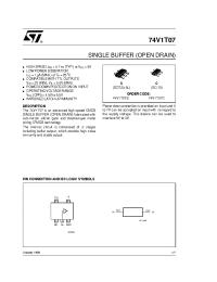 Datasheet 74V1T07 manufacturer STMicroelectronics