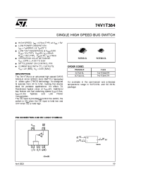 Datasheet 74V1T384CTR manufacturer STMicroelectronics