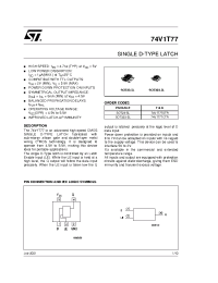 Datasheet 74V1T77 manufacturer STMicroelectronics