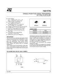 Datasheet 74V1T79CTR manufacturer STMicroelectronics