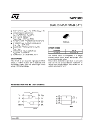 Datasheet 74V2G00 manufacturer STMicroelectronics