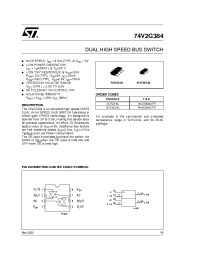 Datasheet 74V2G384CTR manufacturer STMicroelectronics