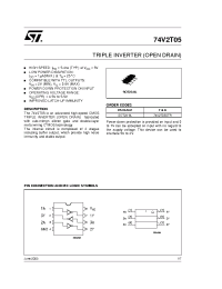 Datasheet 74V2T05 manufacturer STMicroelectronics