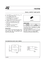 Datasheet 74V2T08 manufacturer STMicroelectronics