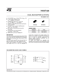 Datasheet 74V2T125CTR manufacturer STMicroelectronics