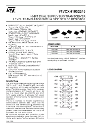 Datasheet 74VCXH1632245 manufacturer STMicroelectronics