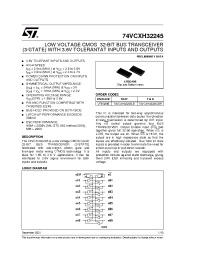 Datasheet 74VCXH32245 manufacturer STMicroelectronics