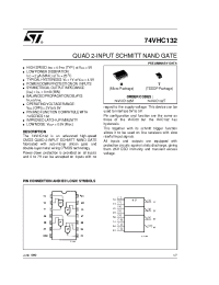 Datasheet 74VHC132M manufacturer STMicroelectronics
