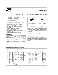Datasheet 74VHC139M manufacturer STMicroelectronics
