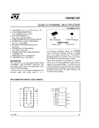 Datasheet 74VHC157M manufacturer STMicroelectronics
