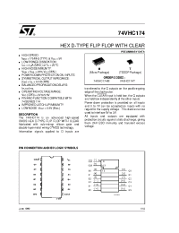 Datasheet 74VHC174 manufacturer STMicroelectronics