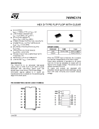 Datasheet 74VHC174MTR manufacturer STMicroelectronics