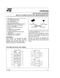 Datasheet 74VHC244 manufacturer STMicroelectronics