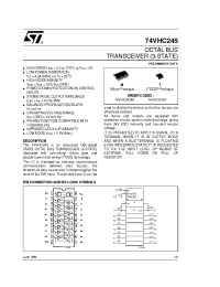 Datasheet 74VHC245T manufacturer STMicroelectronics