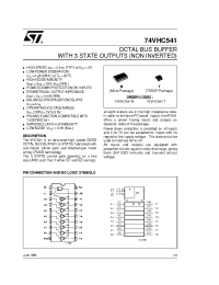 Datasheet 74VHC541 производства STMicroelectronics