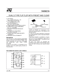 Datasheet 74VHC74M manufacturer STMicroelectronics