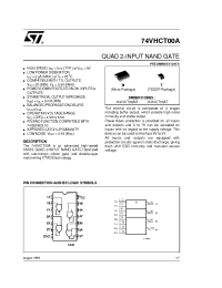 Datasheet 74VHCT00A manufacturer STMicroelectronics