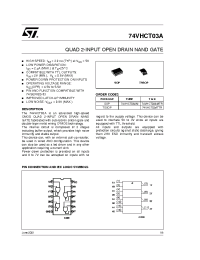 Datasheet 74VHCT03A manufacturer STMicroelectronics