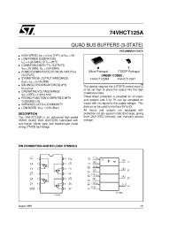 Datasheet 74VHCT125 manufacturer STMicroelectronics