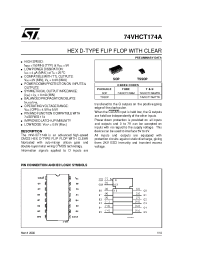 Datasheet 74VHCT174ATTR manufacturer STMicroelectronics